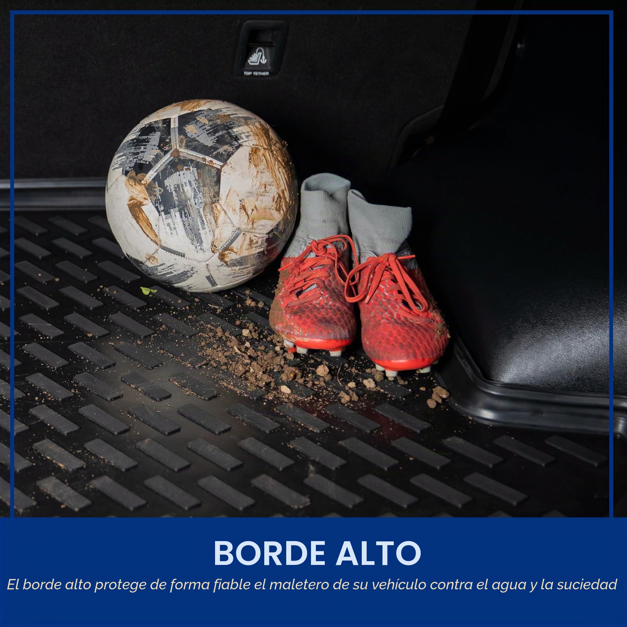 ELMASLINE 3D Bandeja de Maletero para BMW X2 2024-2026 | U10 | Protector de Maletero a Medida | Borde Extra Alto