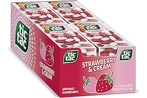 Tic Tac Cinnamon Mints, Bulk 12 Pack: On-the-Go Refreshment