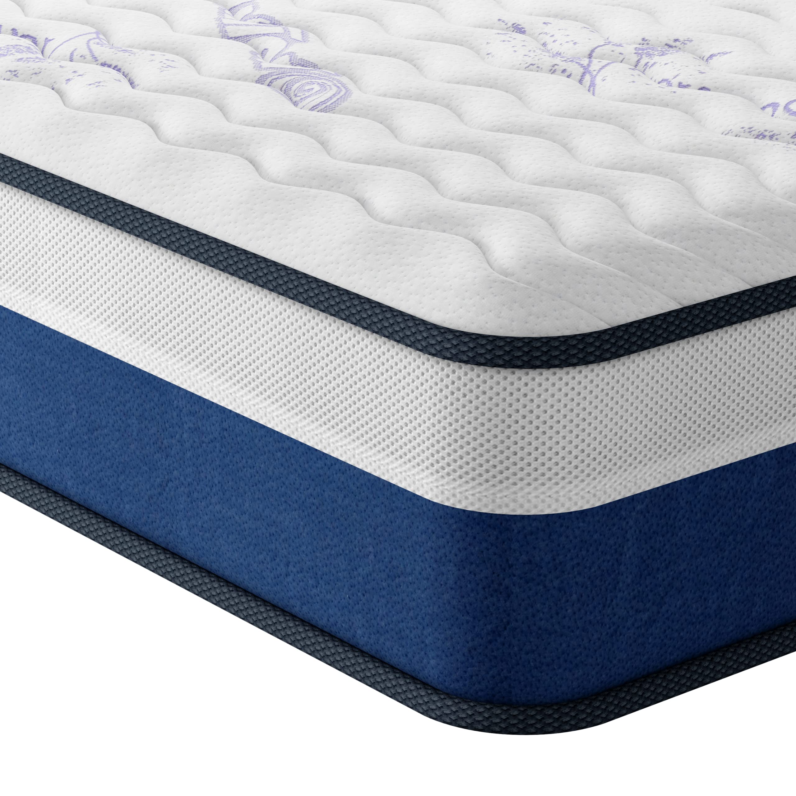 Vesgantti Full Mattress, 12 Inch Innerspring Hybrid Full Size Mattress