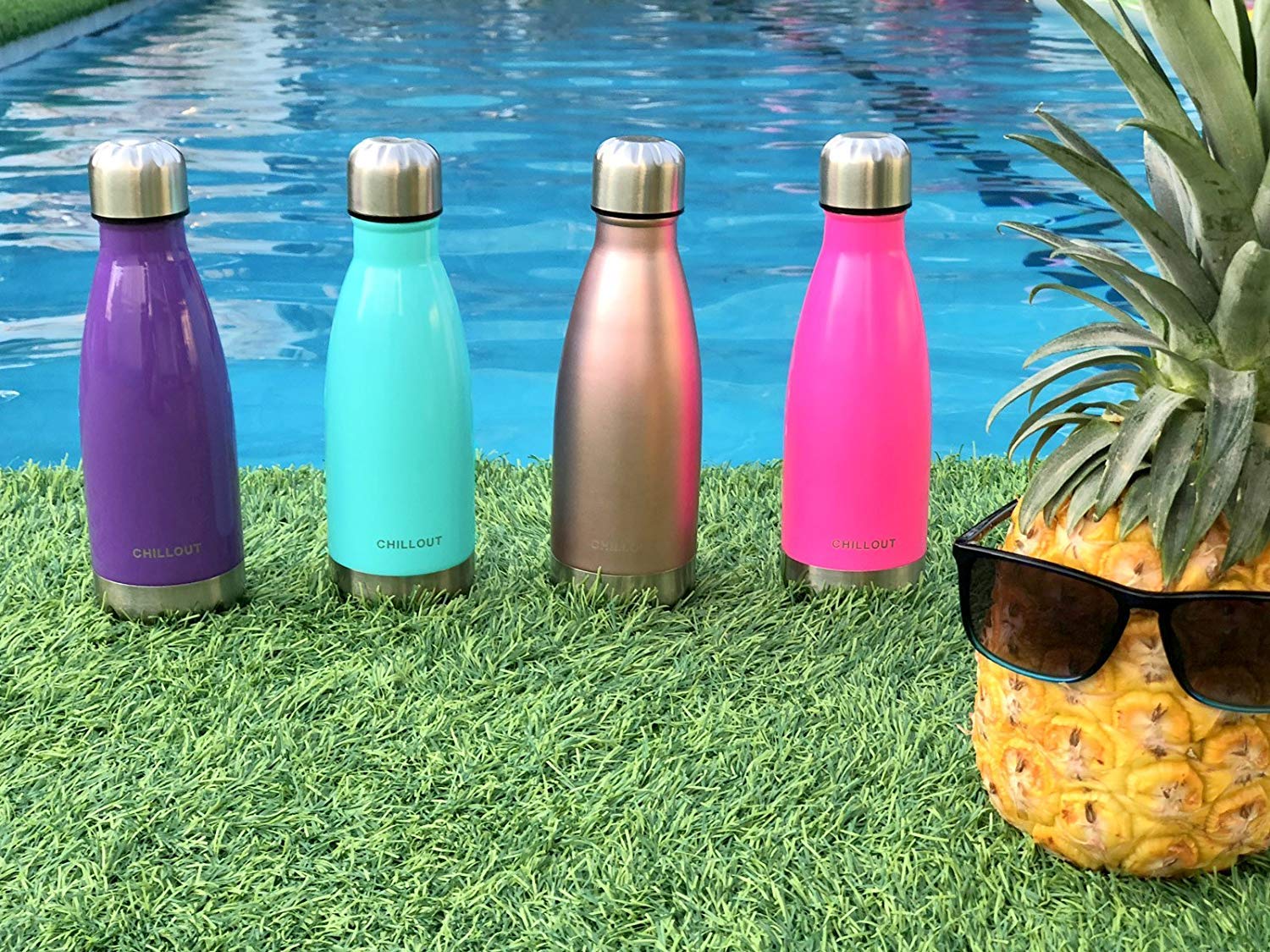Botella de agua infantil. de acero inoxidable para la escuela, con aislamiento de doble pared, en forma de botella de refresco, libre de BPA, botella metálica para niños, niñas y adultos 4