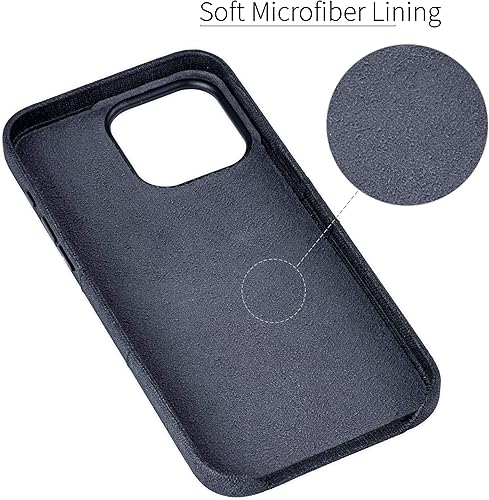 Miniatura 5 de Dockem Funda para iPhone 15 Pro Max con placa de metal integrada para montaje magnético y 2 bolsillos para tarjetas Cartera Luxe M2, piel sintética