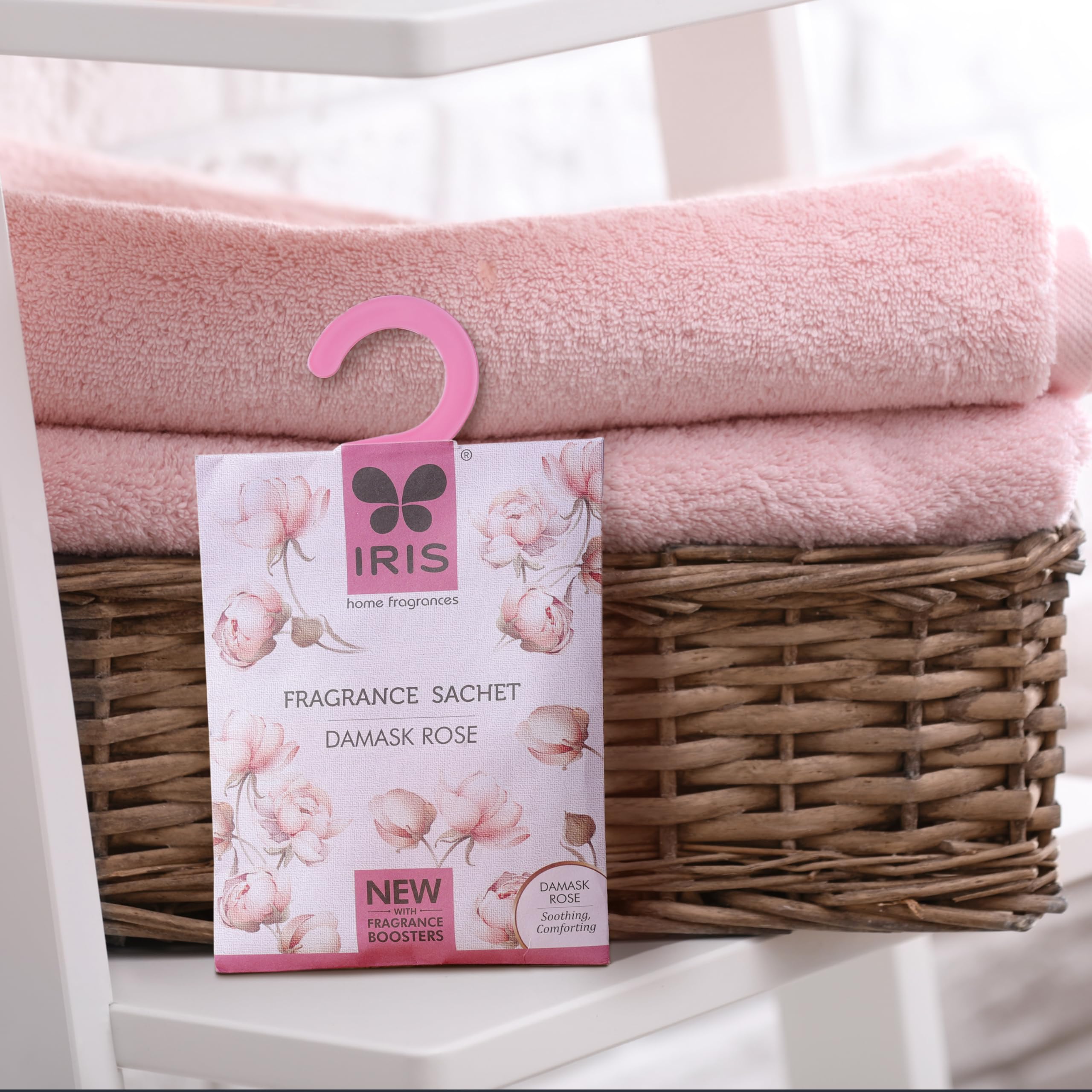Iris Homefragrances Fragrance Sachet-10g Fragrance -Damask Rose,Set of 5