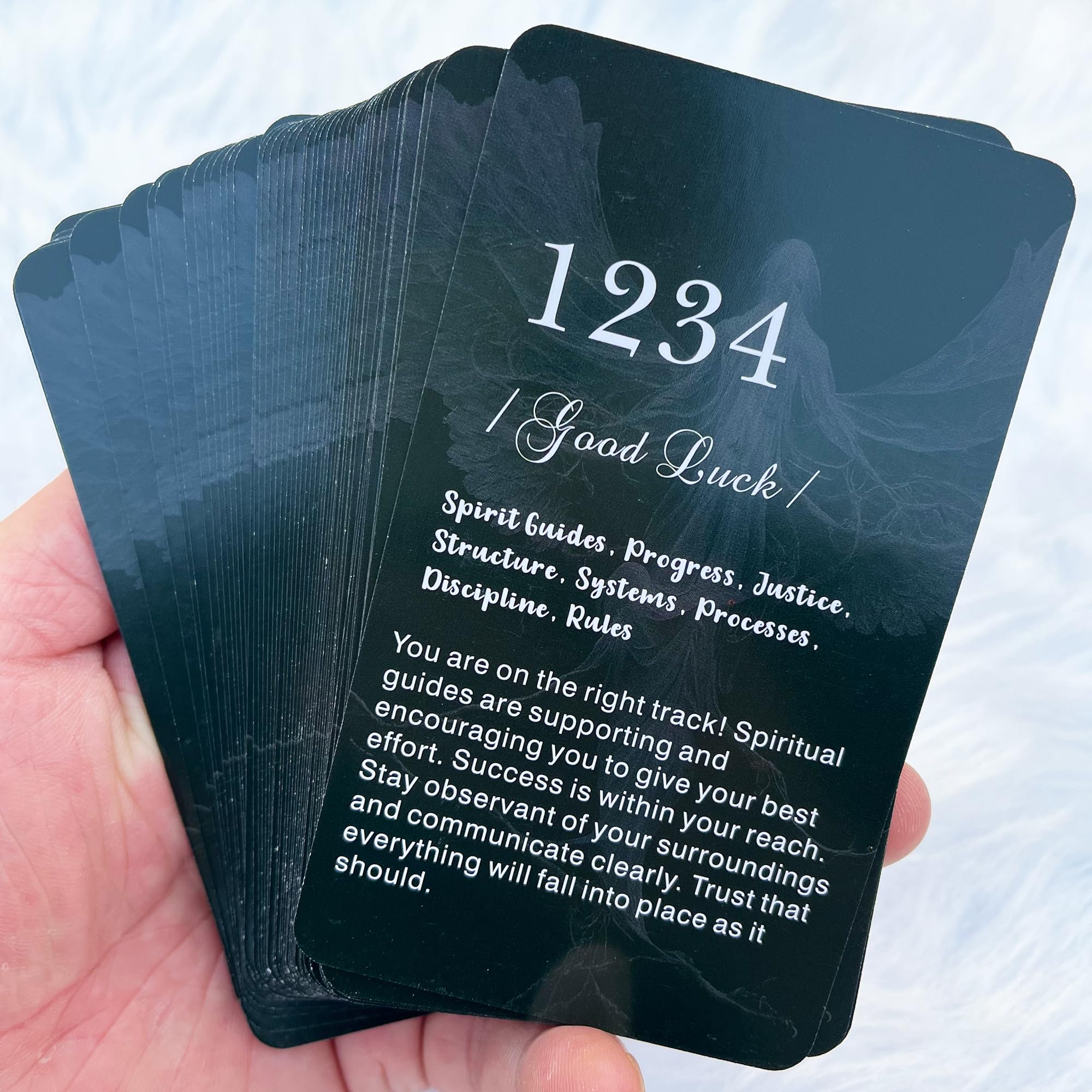 GZXINKE Angel Numbers Oracle Cards, Oracle Cards for Beginners