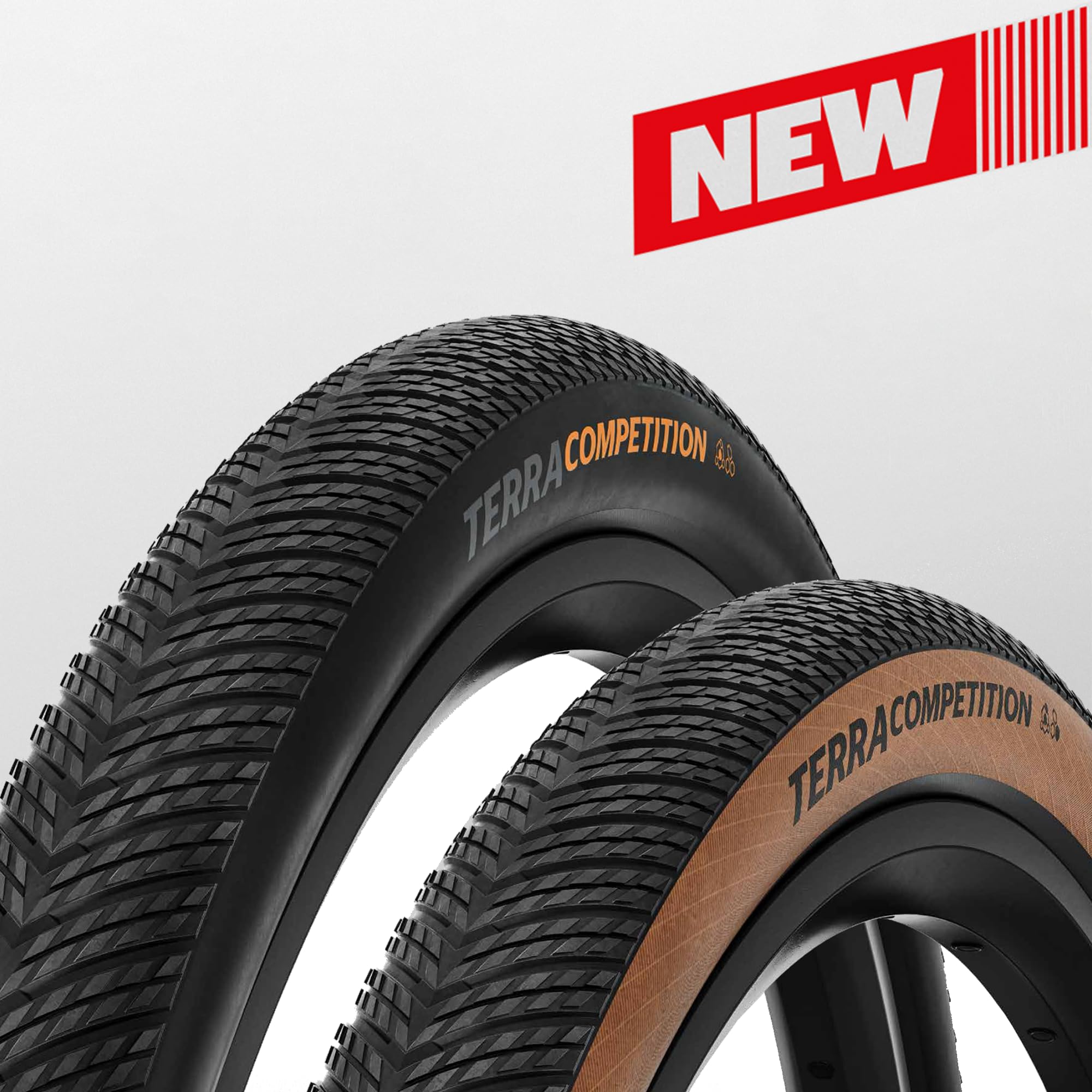 Continental Terra Competition - Black/Transparent - Tubeless Gravel Bike Tire | Blur The Line Between Road & Gravel - E25 Ebike Rated