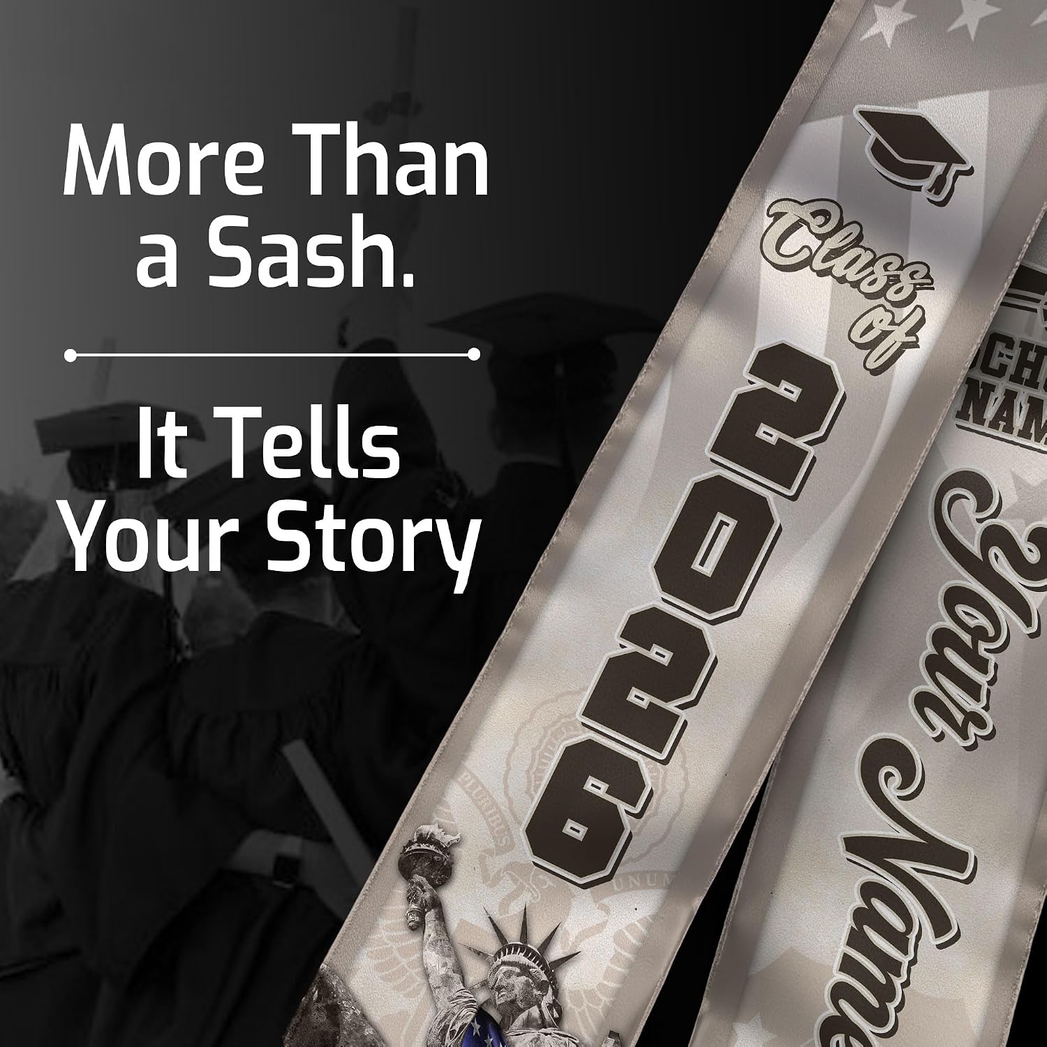 Filipinos Graduation Sash, Custom Filipinos American Flag Sash 2026, Philippines Graduation Stole