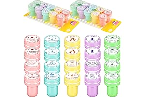 Fuutreo - Color City Passport Stamp Toy Set / Travel Passport Stamps Bulk 40 Pack