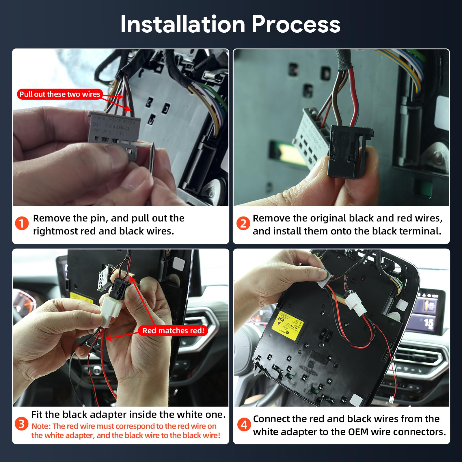 Iluminación interior de lectura, luz ambiental L – Versión L para BMW 3 4 Series i3 i4 G20 G22 G28 G26 G30 G32 X3, X4 iX3 G01 G02, Plug‑and‑Play lámpara de repuesto para vehículos
