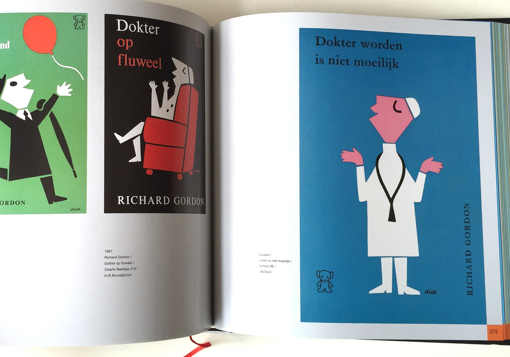Zwarte Beertjes 書籍カバーデザイン集 ZWARTE BEERTJES Book Cover Designs by Dick Brun