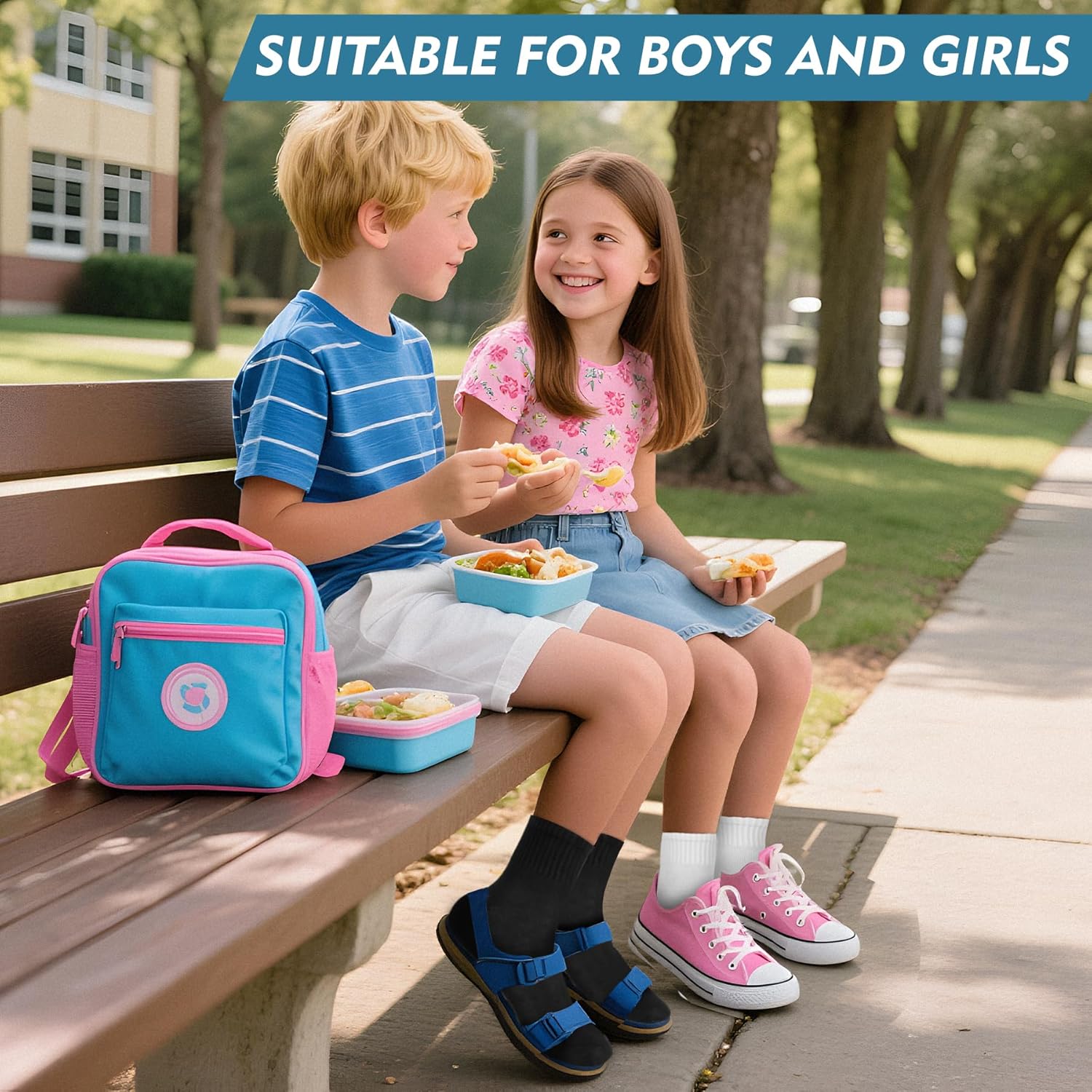 Kids Crew Socks Boys Girls Cotton Athletic Black White Gray School Uniform Children Sports Socks 10 Pairs 3-12 Years - Image 2