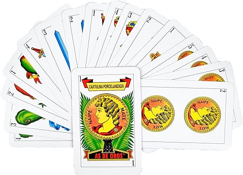 The Original Baraja española Original Blue - Cartas españoles originales - Cartas españolas - Barajas mexicanas de plastico Naipes españoles Naipes