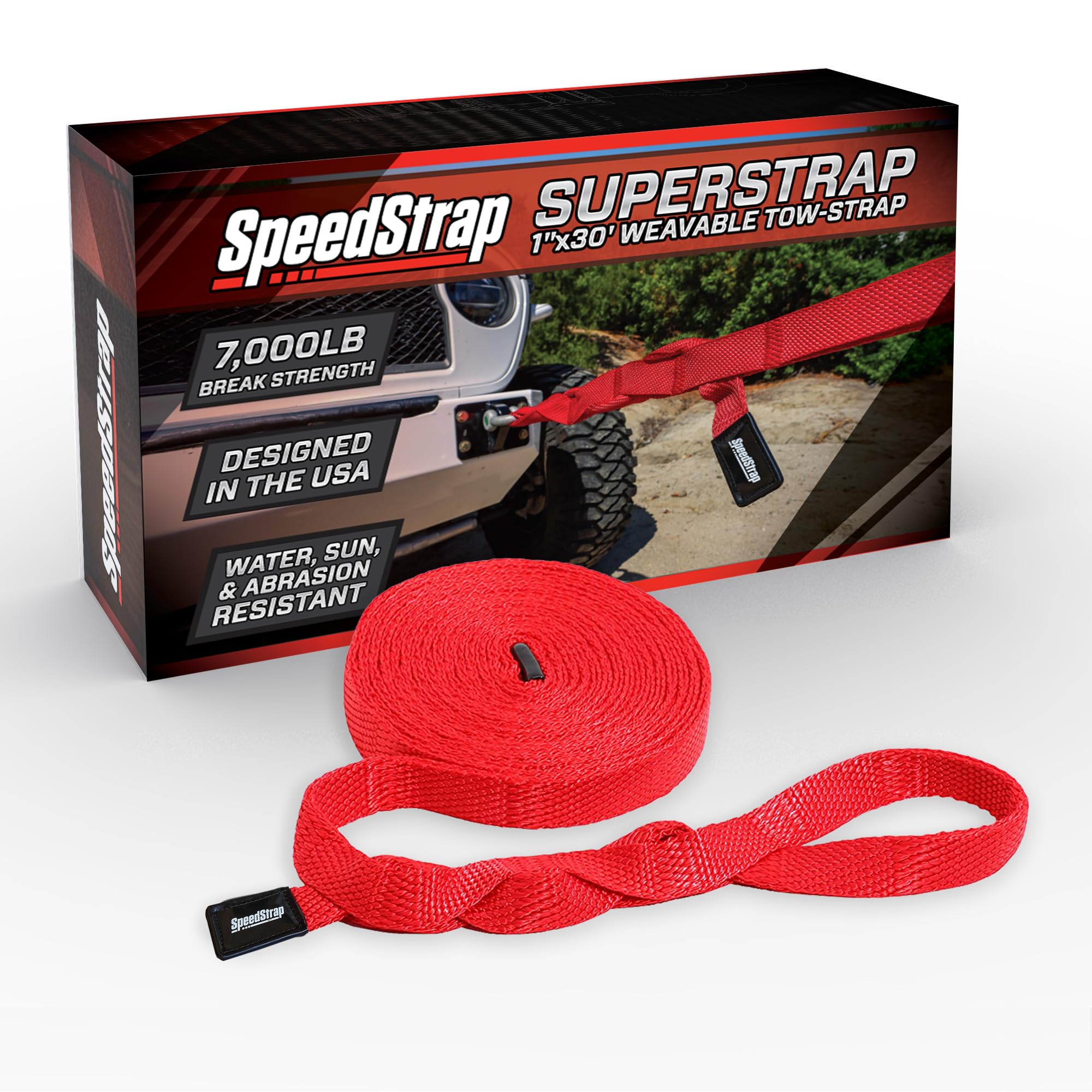 SpeedStrap SuperStrap Weavable Recovery Tow Strap 1
