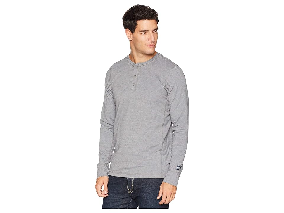 

The North Face Long Sleeve TNF Terry Henley (TNF Medium Grey Heather) Men's Long Sleeve Pullover, Gray