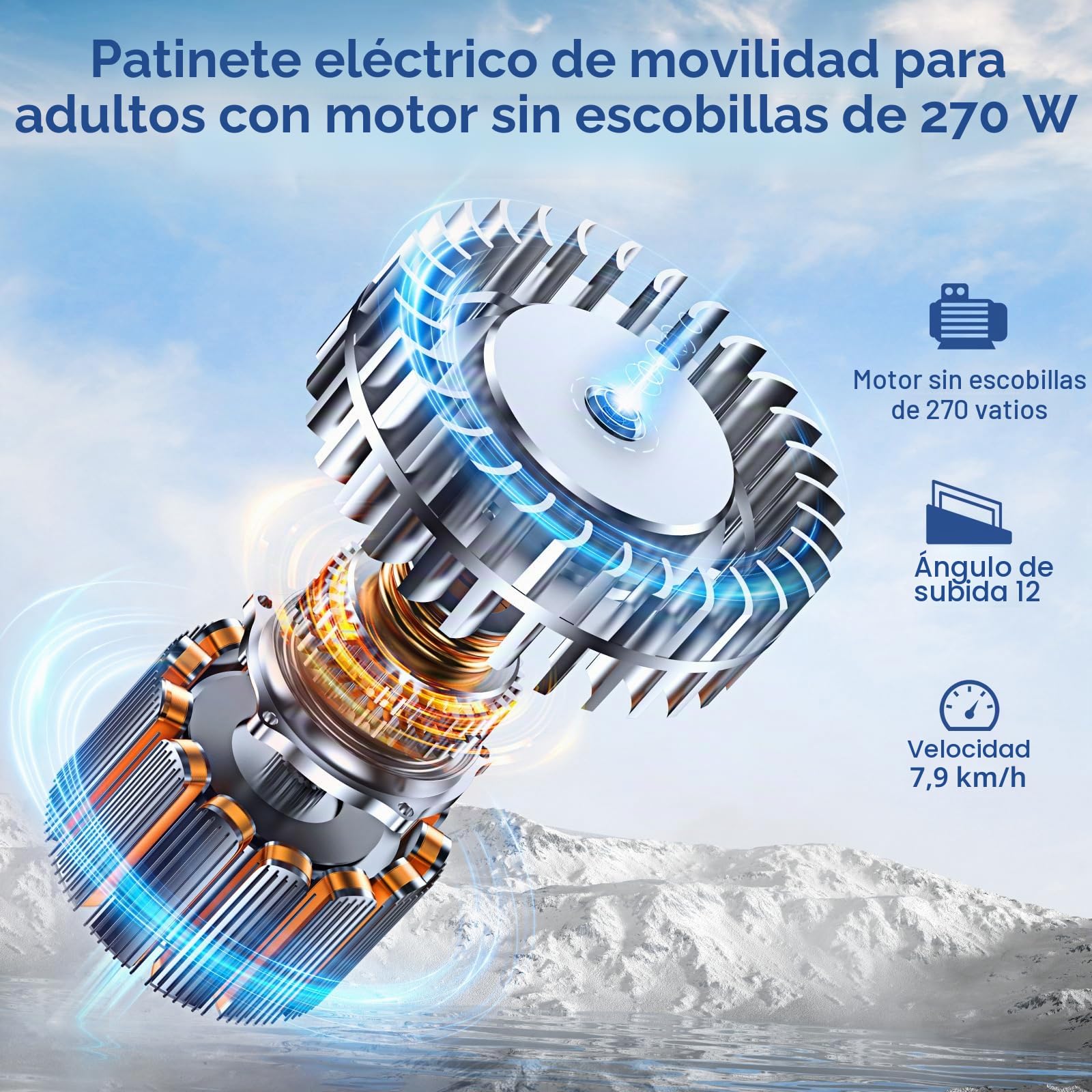 Scooter De Movilidad De 4 Ruedas,Scooter De Movilidad Para Maletero De Coche De Viaje,Scooter De Movilidad Plegable,Carga 150 Kg,Material De Aleación De Aluminio,Para Adultos Mayores A