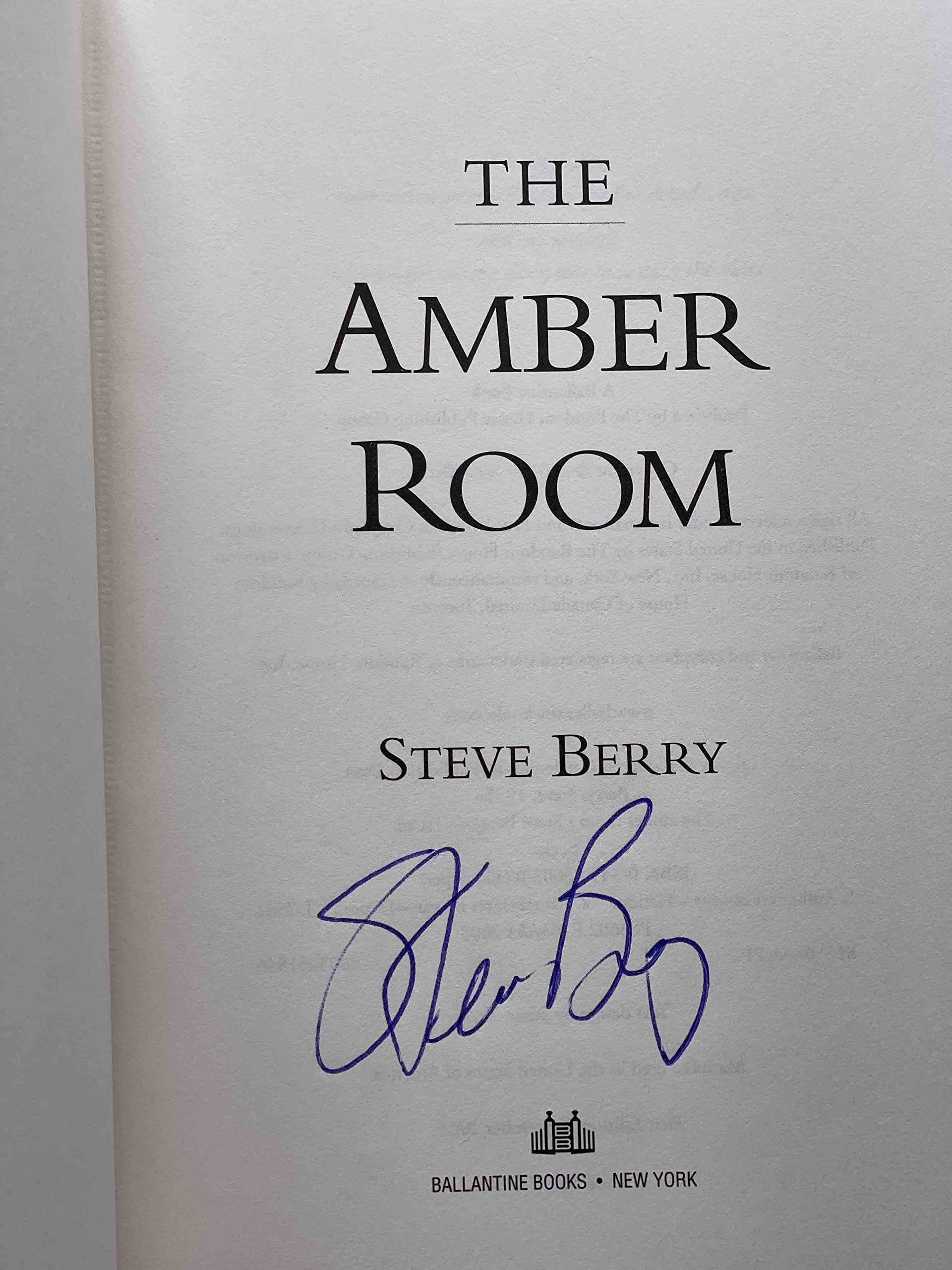 The Amber Room Berry, Steve - PT01