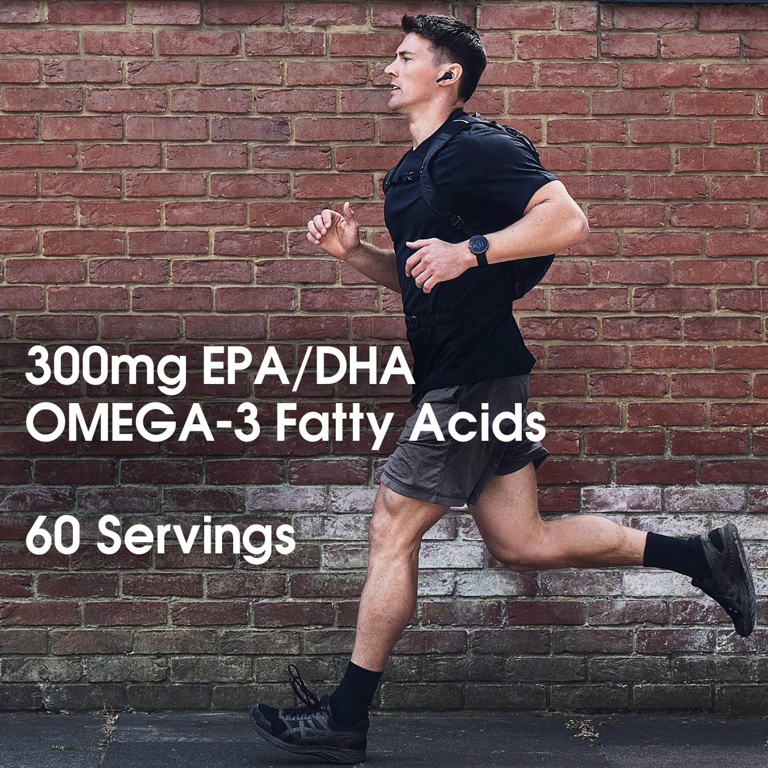 Optimum Nutrition (ON) Fish Oil - 60 Capsules, 300mg EPA/DHA Omega -3 Fatty Acids for Strong Bones-Healthy Joints, Brain, Heart, Skin & Eye Health 3
