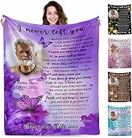 Vista 14 de MyPupSocks Manta Conmemorativa Personalizada con Foto, Manta de Simpatía Personalizada, Regalo Conmemorativo Personalizado para Pérdida de un Ser