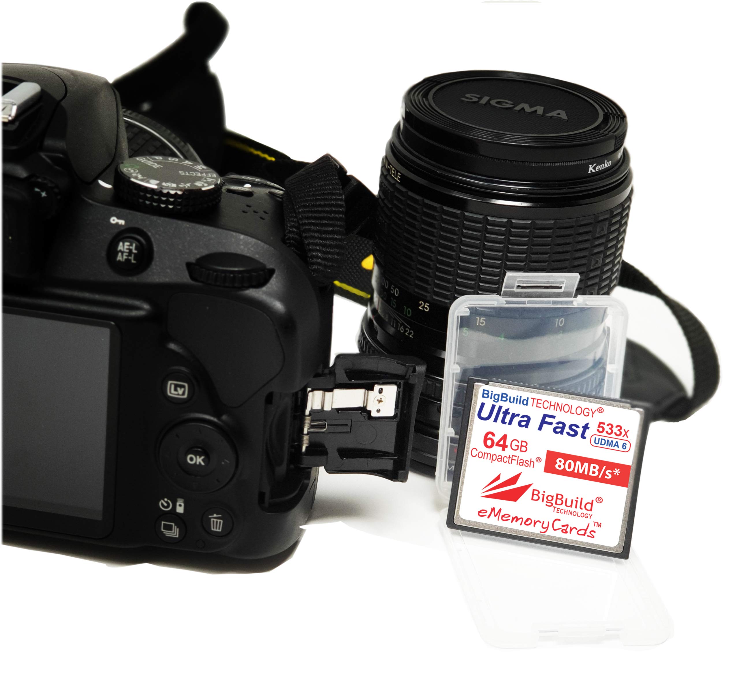 Amazon.com: eMemoryCards 64GB Ultra Fast 80MB/s CompactFlash