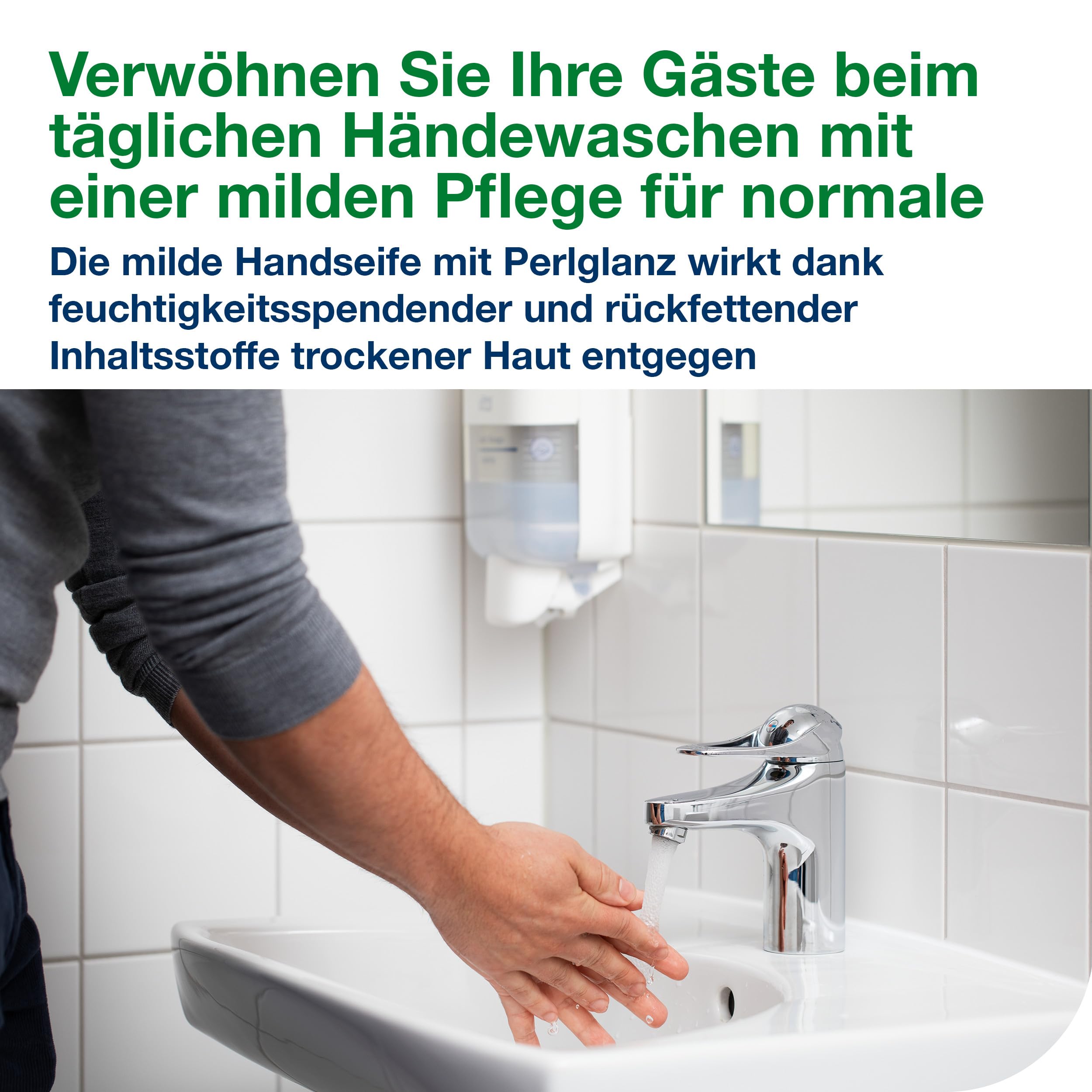 Tork Mild-Duftende Hand Mini Schaumseife S5, feuchtigkeitsspendende Inhaltsstoffe, 8 × 525 ml, 525502