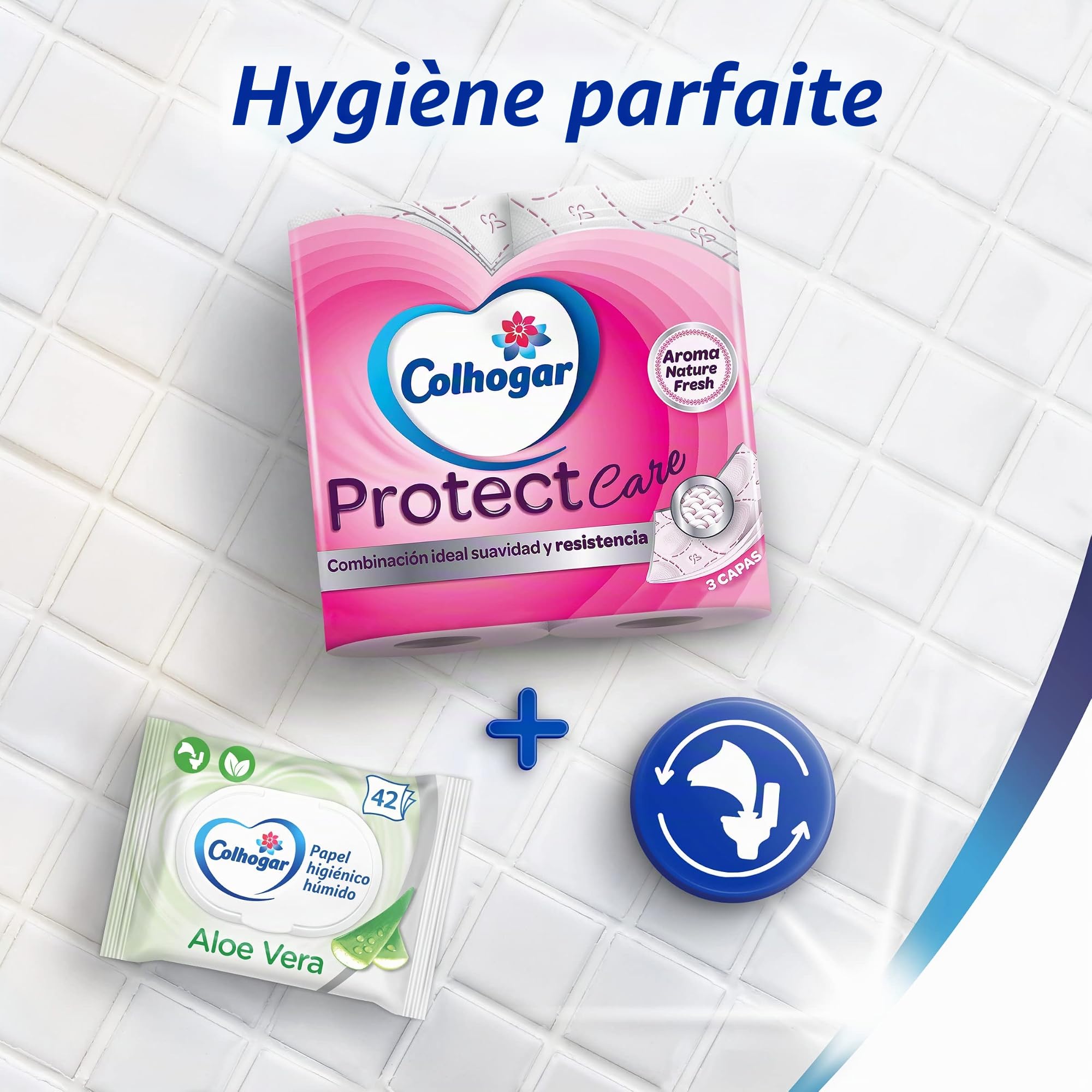 Colhogar Papier toilette – 42 pièces