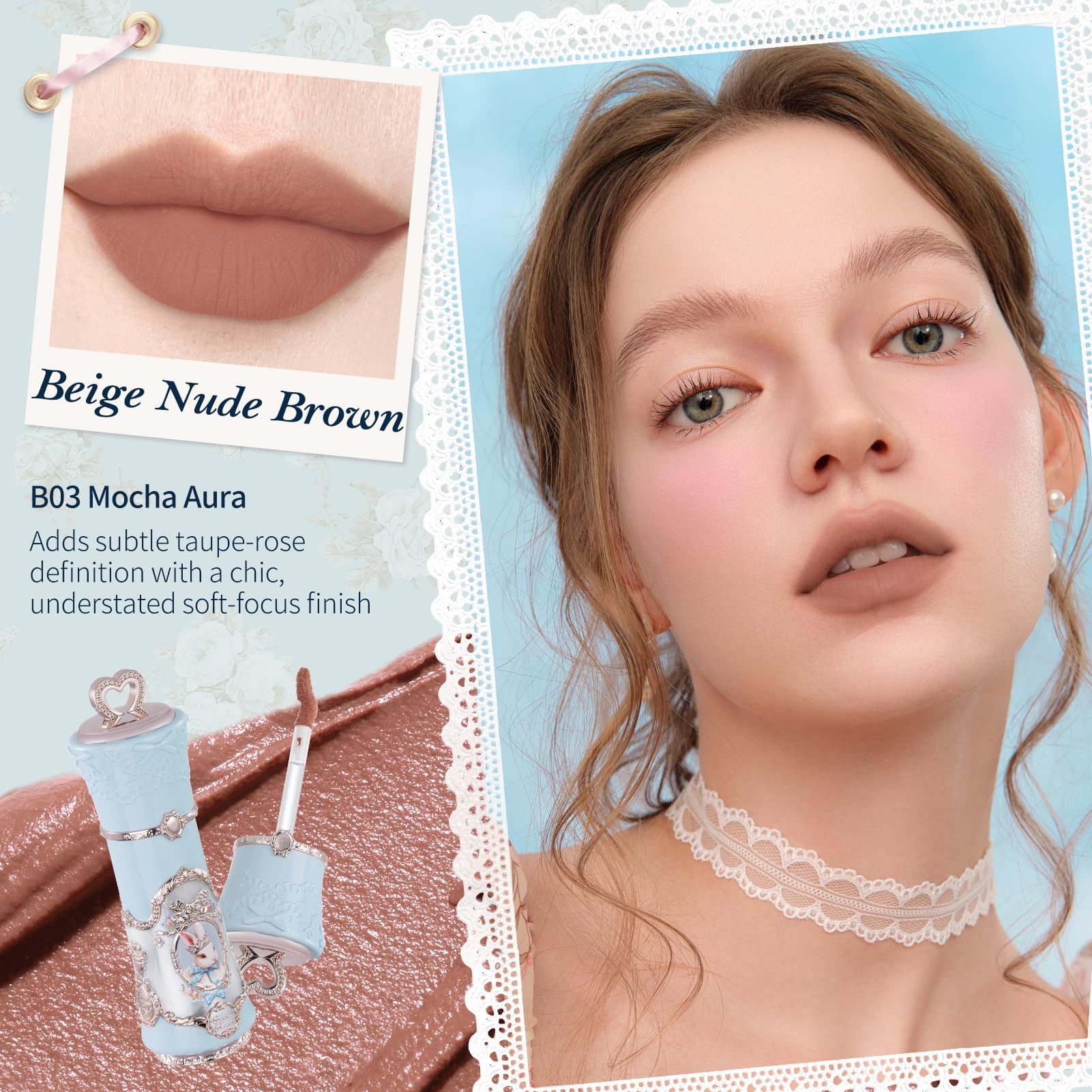 Flower Knows Bunny Garden Cloud Lip Cream Velvet Matte Lip Color