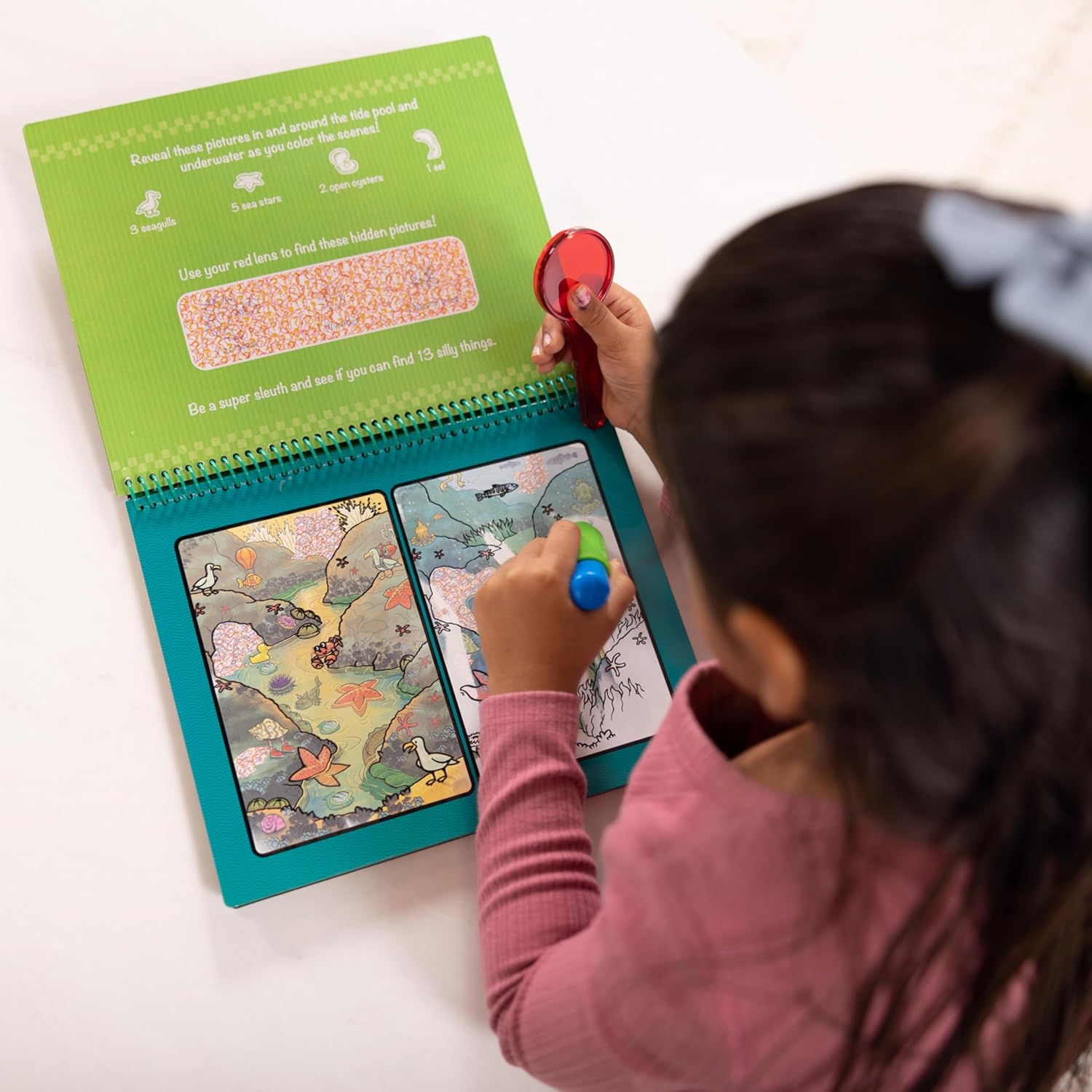 Melissa & Doug On the Go Water Wow! Reusable Water-Reveal Deluxe Activity Pad – Animal Antics