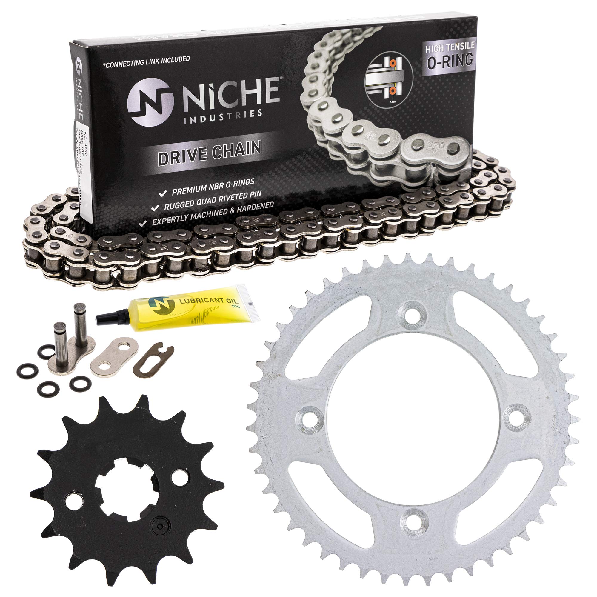 Amazon.com: NICHE Drive Sprocket Chain Combo for Suzuki RM85 Front