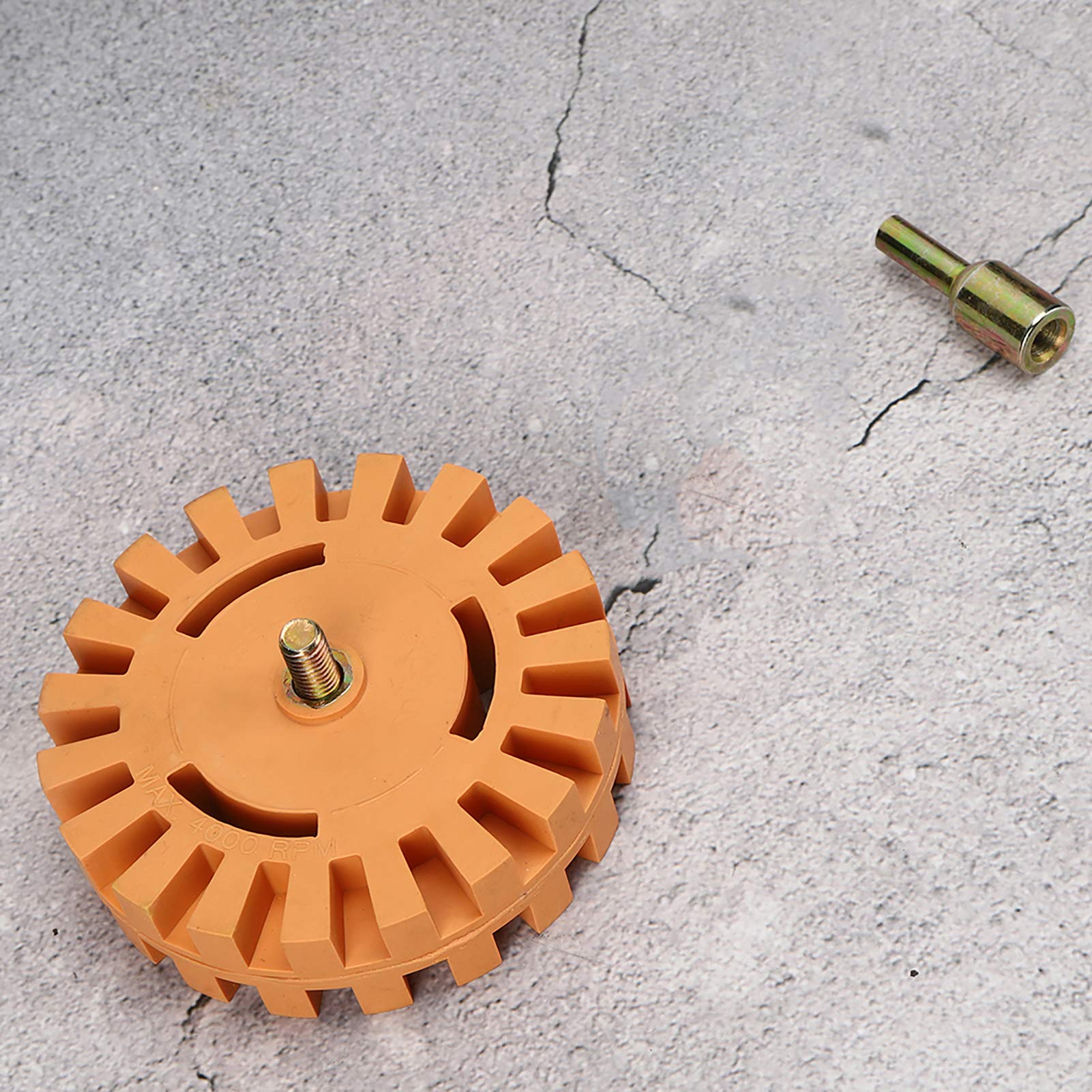 Decal Remover Eraser Wheel Adhesive Eraser Cleaner Disc Film Eraser Wheel 25mm Diameter Glue Remover 4inch for Removing