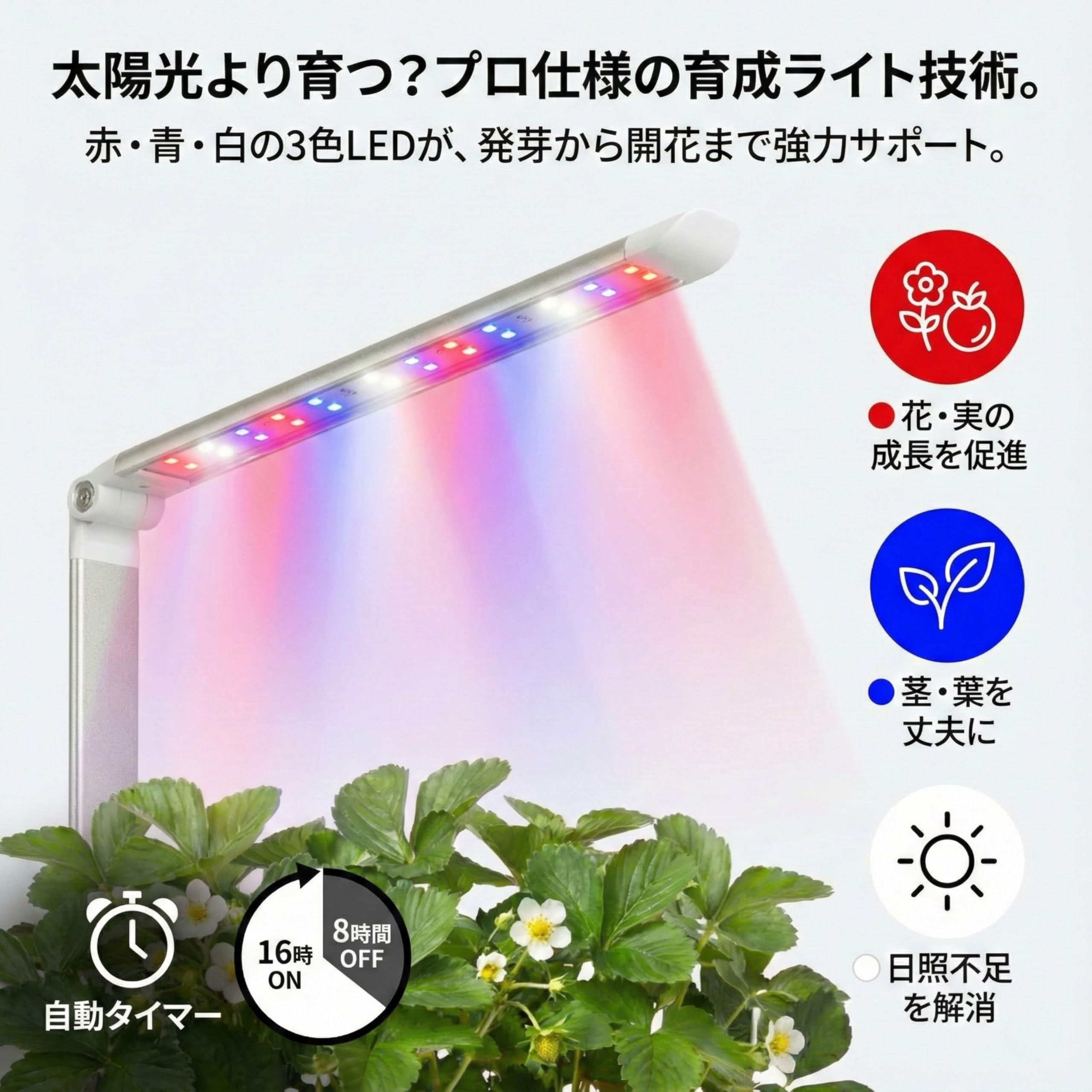 Amazon.co.jp: 水耕栽培キット 植物育成ライト led 自動水やり 自動