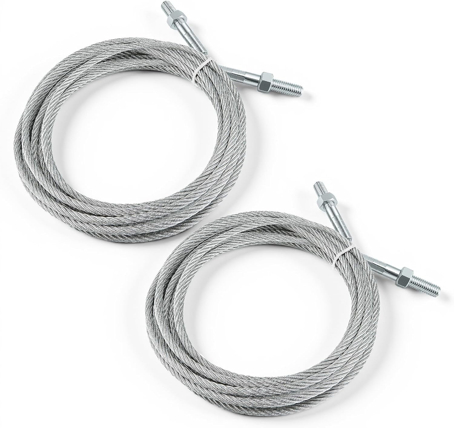 Equalizer Cables Compatible with Rotary Lift Models SPOA9-100 SPOA9-200 SPOA9-300 SPOA9-400, 30' 2-3/4" Length 1/4” Diameter Set of 2 Galvanized Steel Cables Replace# N33 / BH-7500-41