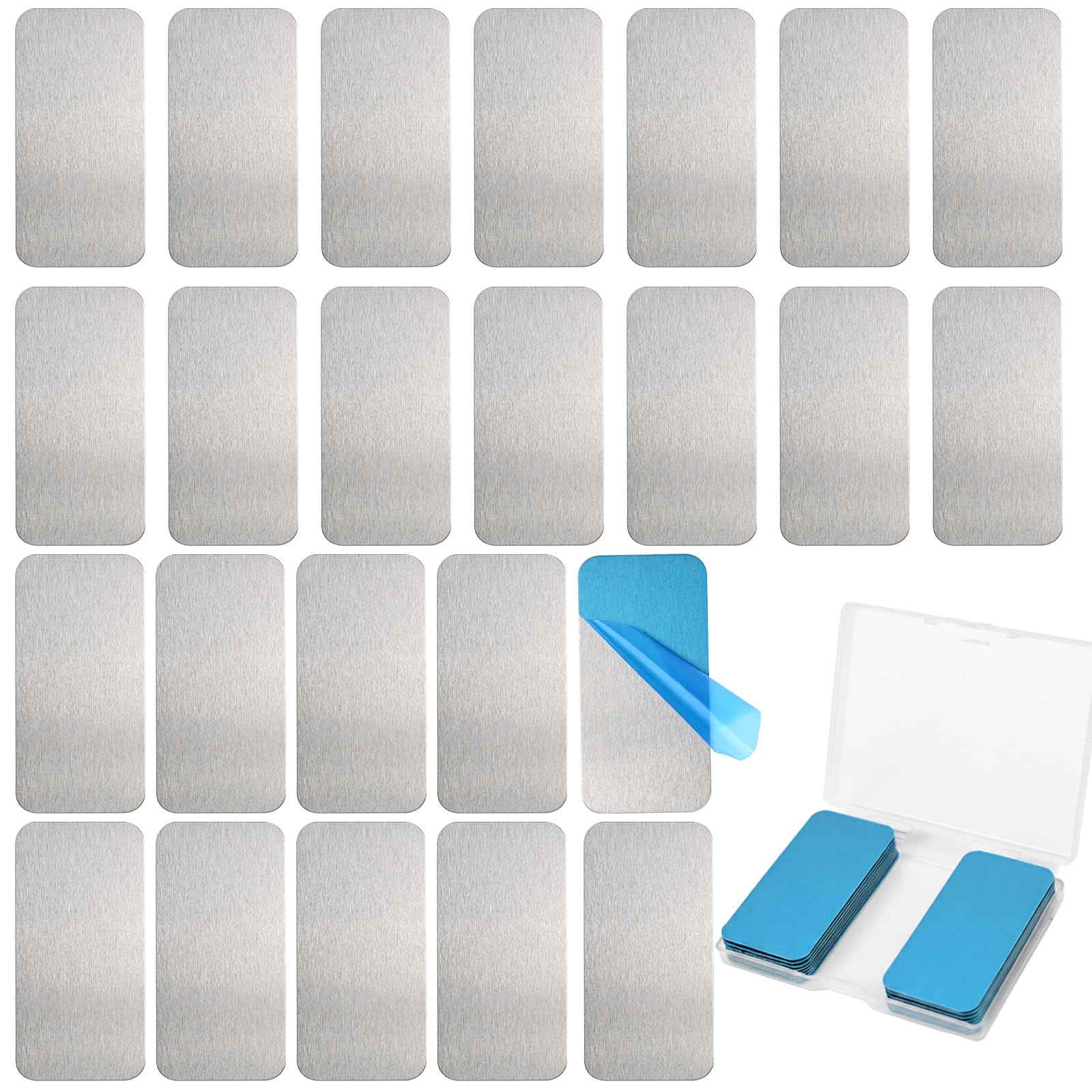 12pcs Under Cabinet Light Magnetic Strip, Replacement Magnetic Strips with Adhesive Backing for Rechargeable Motion Sensor Lights Wireless Under Counter Light in Kitchen Stairs Closet and Bedroom — Amazon image 8