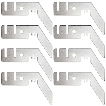 3'' Double Crossbar Hanger Crossbar Valance Hanger for Backdrop Pipe Drape Stand Wedding (8 Pcs, 4.5 Inch)