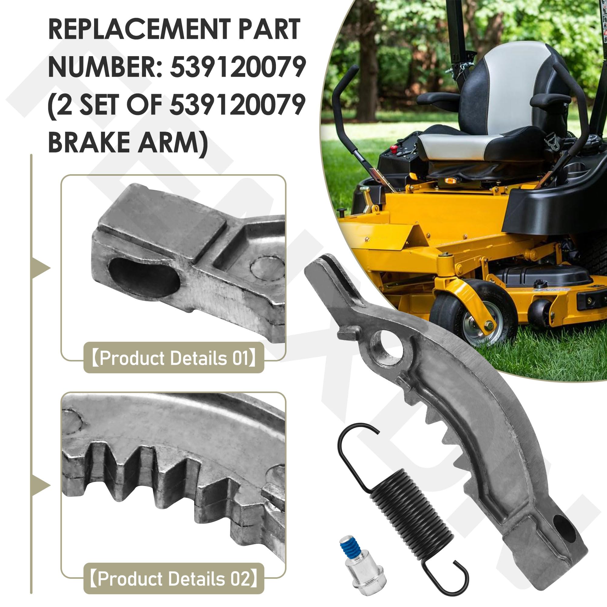 3434　　他 Amazon.com : FENXDN 539120079 Brake Arm Compatible with