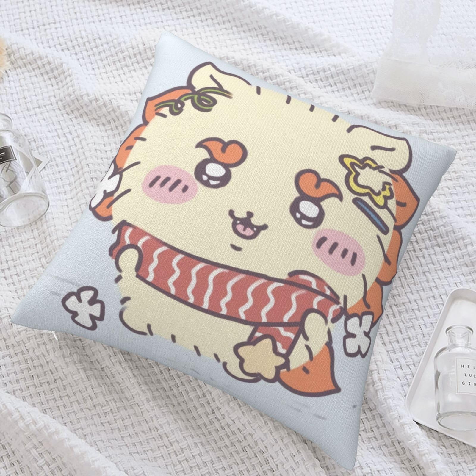 Amazon.co.jp: クッションカバー ちいかわ シーサー 座布団カバー 肌に