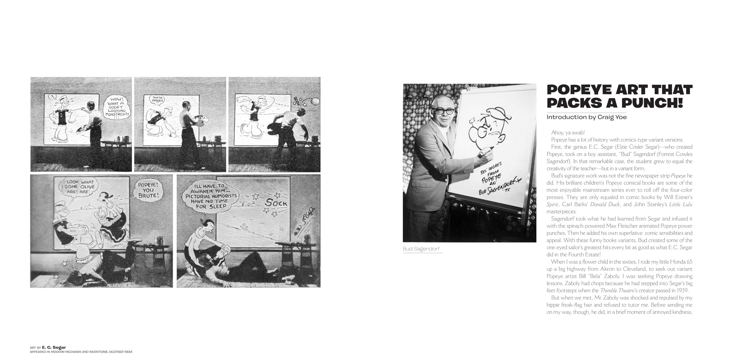 POPEYE VARIATIONS: NOT YER PAPPY’S COMICS AN’ ART BOOK