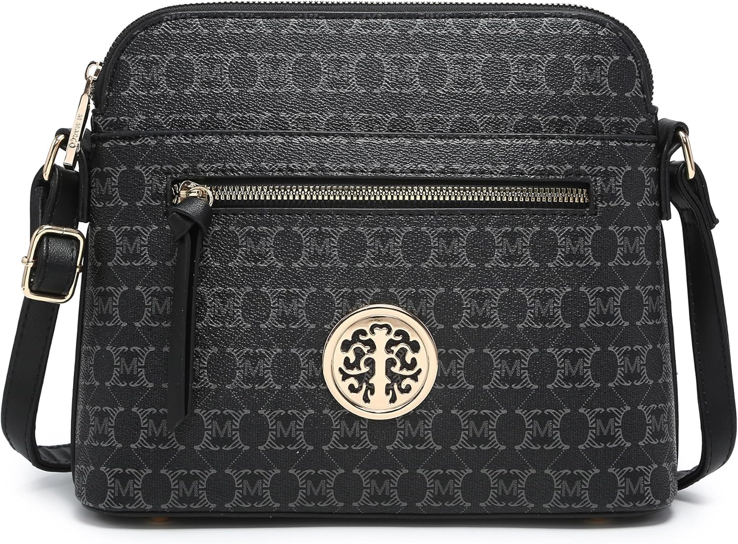 MKP COLLECTION Womens Fashion Crossbody Bag Medium Shoulder Purse with Adjustable Strap Multi Pockets for Travel Daily Use