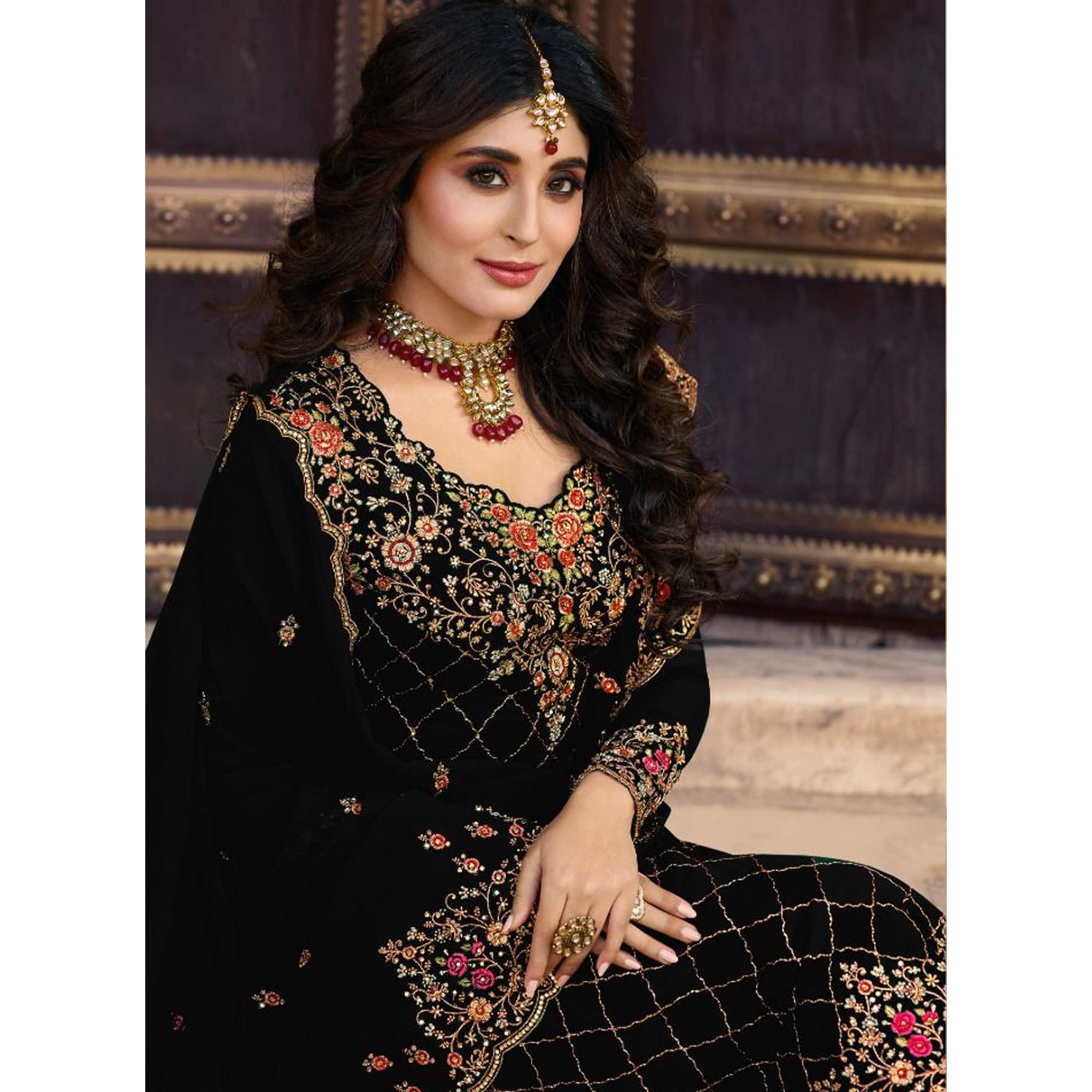 Indiano Pakistano Etnico Indossare Pantaloni Pantaloni Abiti Designer Pronto da Indossare Cotone Salwar Kameez Dress