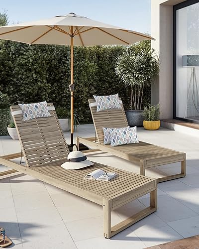 Miniatura 5 de Paquete de 2 fundas de almohada lumbares impermeables con hojas azules y verde azulado, para exteriores, decoración de plantas tropicales de verano