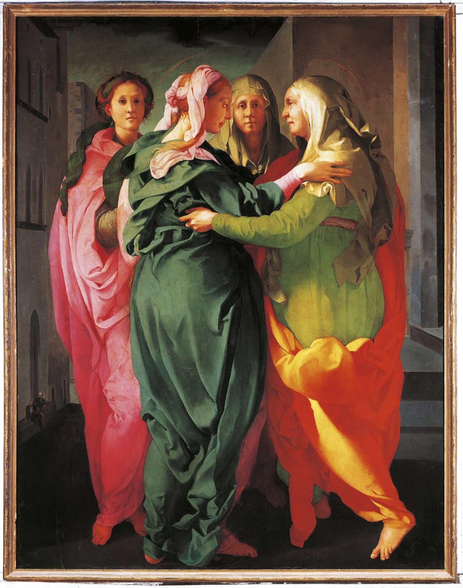SERENDIPITP Vintage Wall Art Canvas Nordic Poster Canvas Print Picture the Visitation by Jacopo Pontormo Wall Art Poster for Home Decor 60x90cm