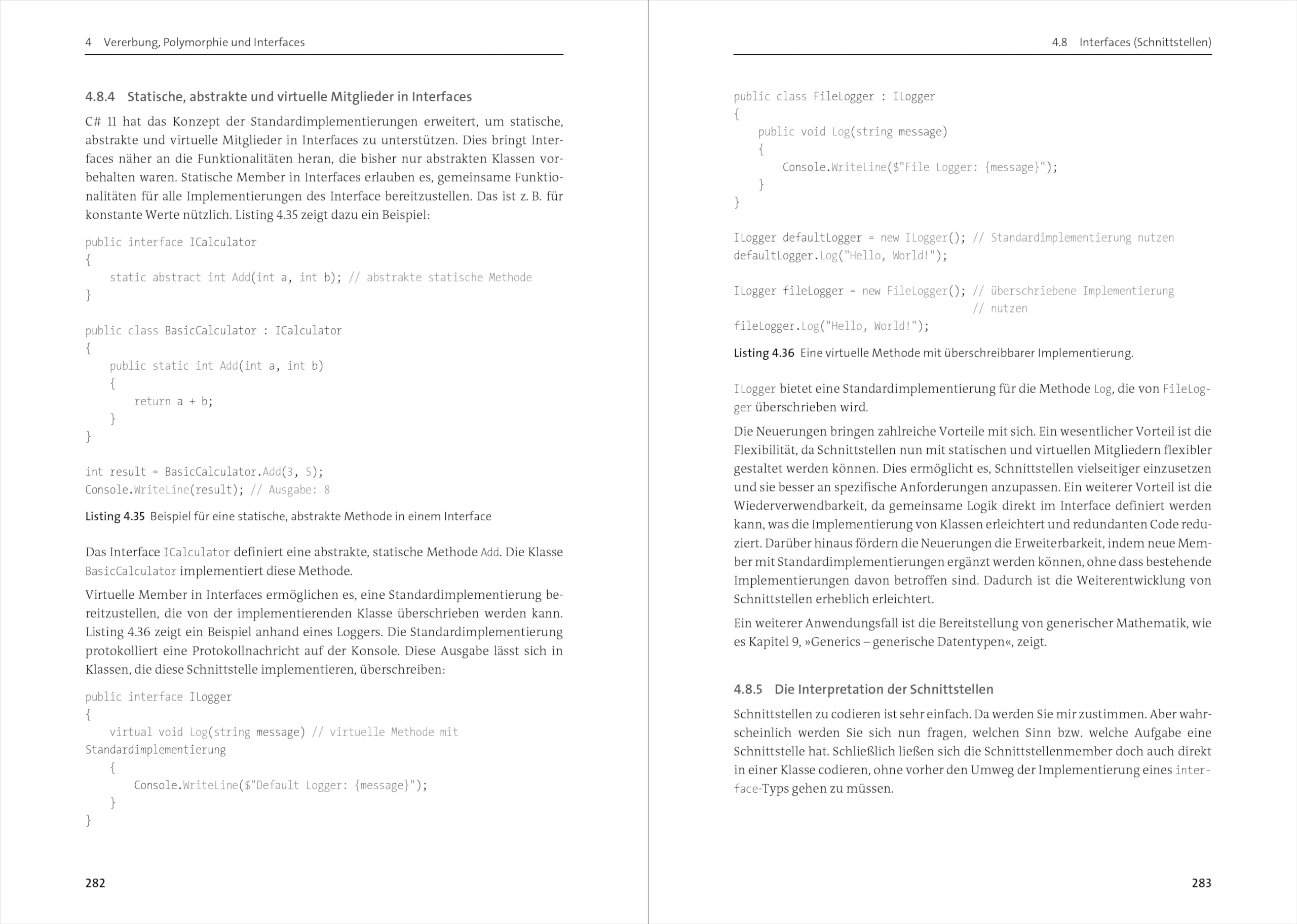 C# mit .NET: Das umfassende Handbuch zu Sprachgrundlagen, Programmiertechniken und .NET-Technologien