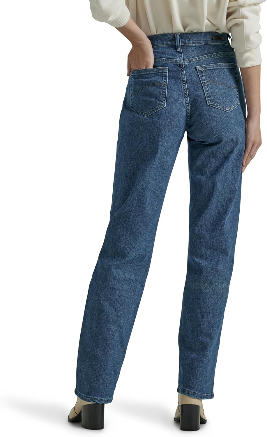 Lee Womens Original Relaxed Fit Straight Leg Jean - Image 2