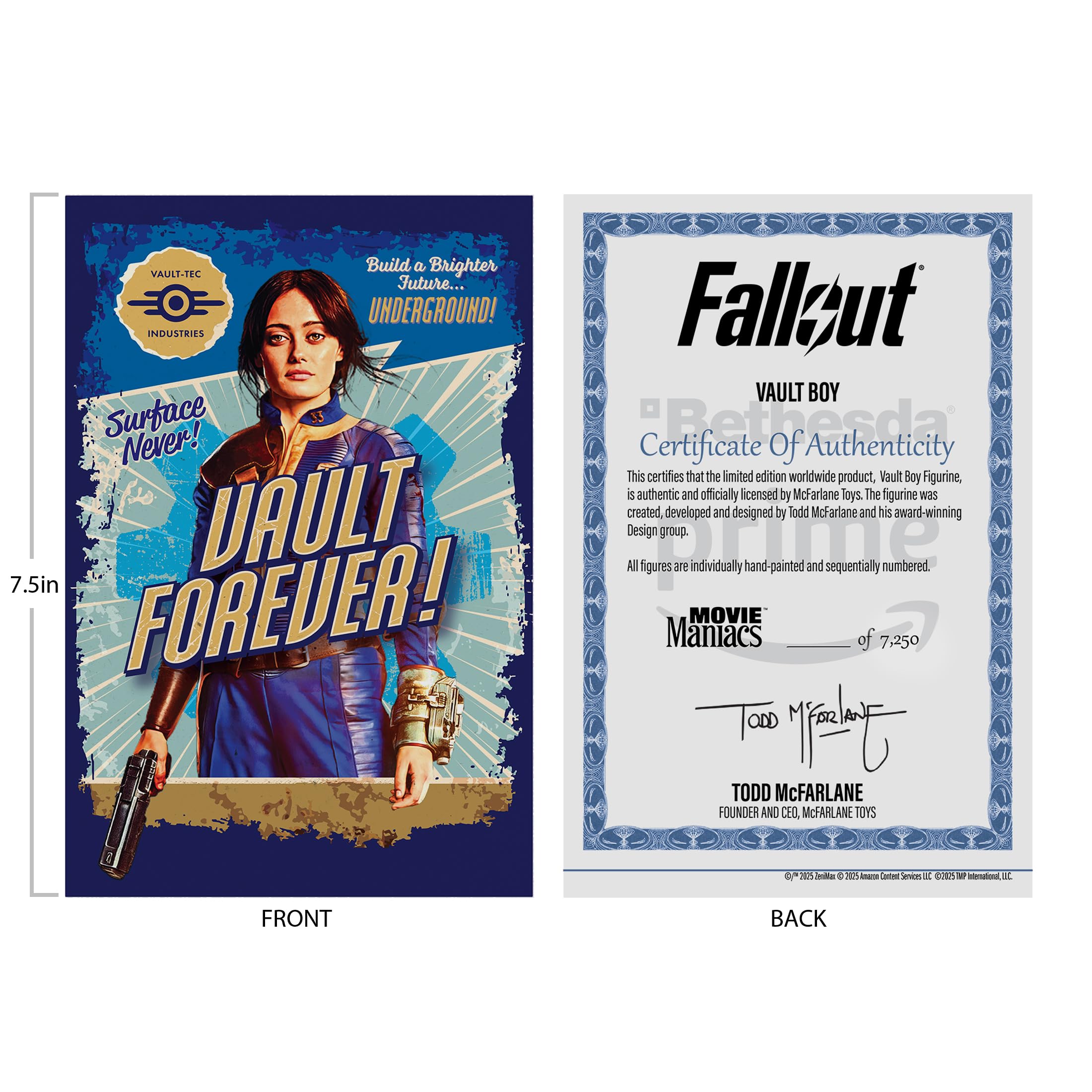 McFarlane Toys - Fallout Vault Boy (Wersja 2) 12,7 cm pozowana figurka