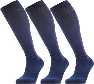 GRAPMKTG 3 Pack Softball Soccer Socks Baseball Football Socks for Youth Men and Women