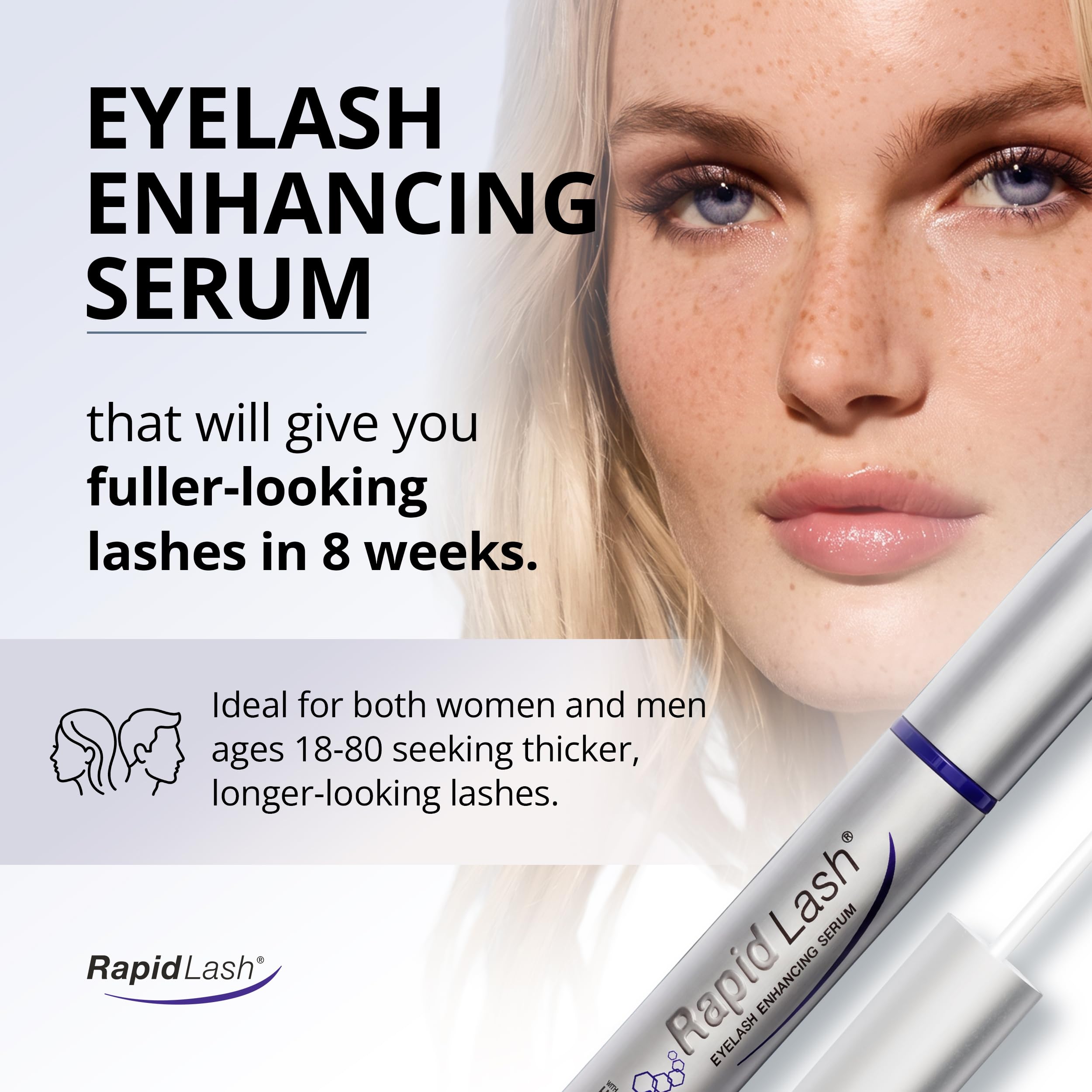 RapidLash Eyelash Serum - Longer, Fuller Lashes -2