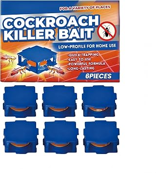 Cockroach Killer Bait,Roach Repellent and Gel for Roach Nest Elimination of Indoor Infestations,Effective Solution for Small Large Roaches Outdoor Cockroach 1 Pack