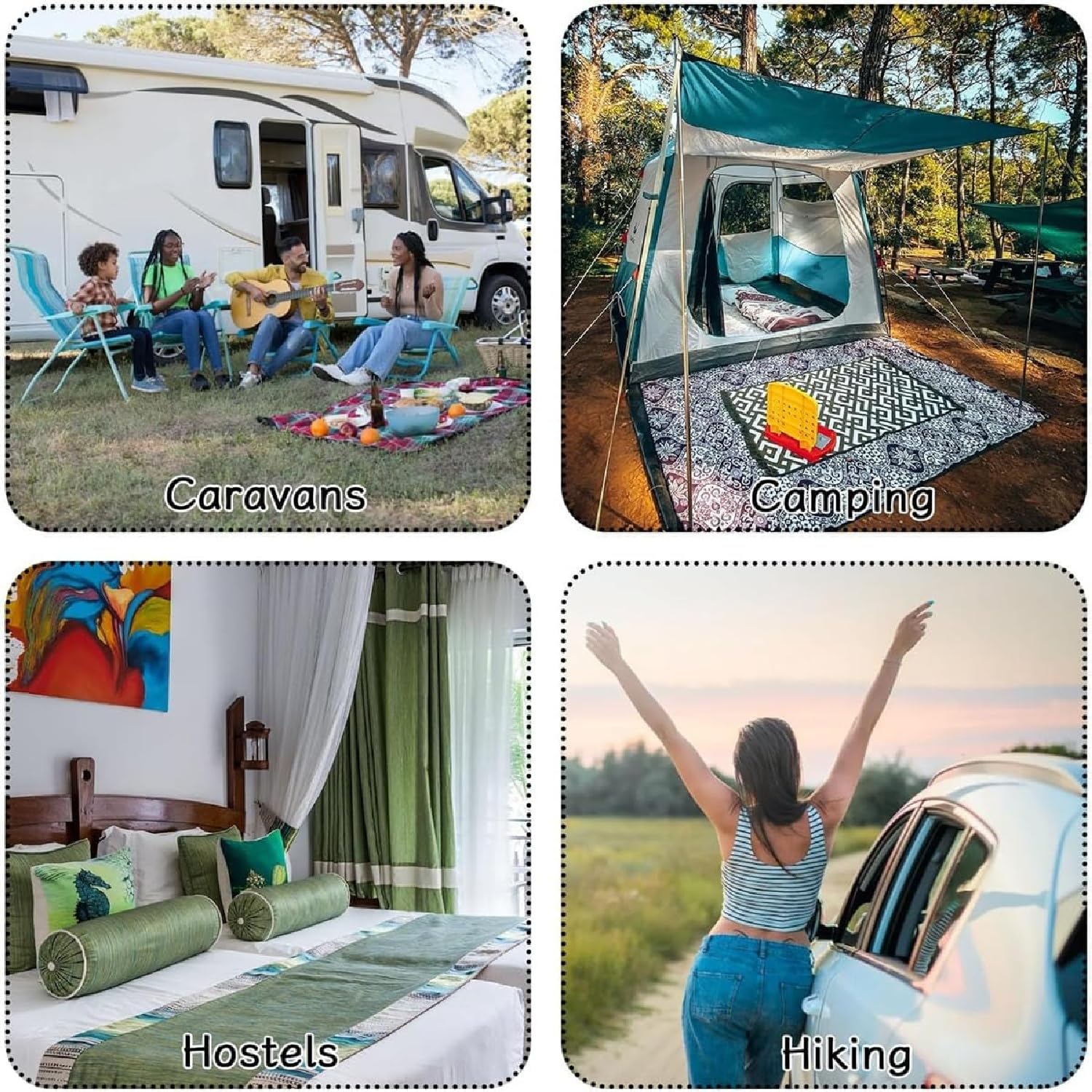 Sac De Couchage en Coton 1 2 Personnes Draps, avec Fente Couchage pour Oreiller pour Hôtel, Motel Et Voyage en Sac à Dos, Drap De Camping Léger