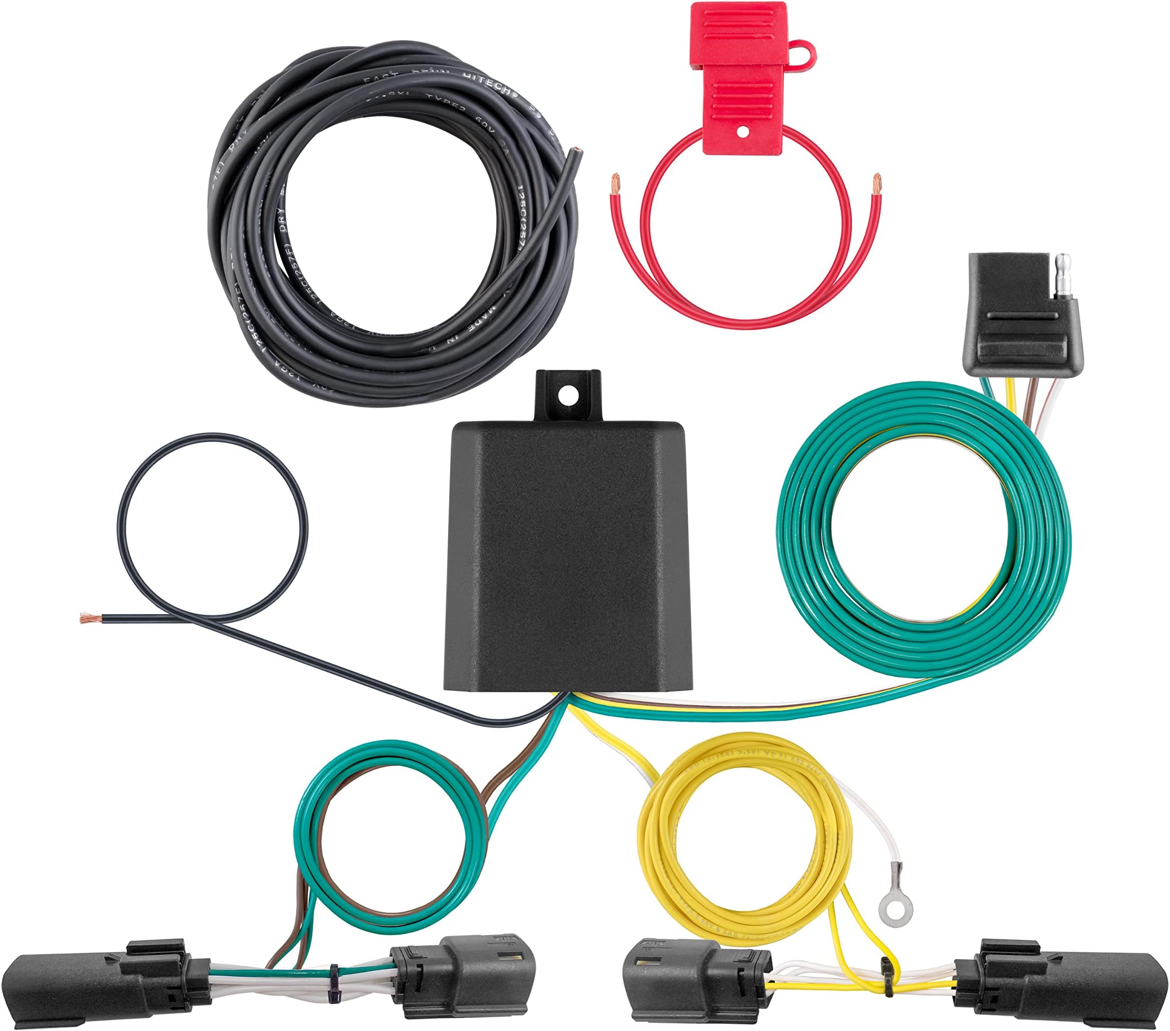 56473 Vehicle-Side Custom 4-Pin Trailer Wiring Harness, Fits Select Jeep Grand Cherokee, L