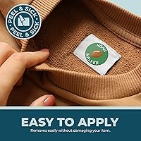 Vista 5 de 130 Etiquetas de nombre personalizadas para guardería, impermeables, adhesivas, personalizadas, para ropa, botellas de agua, loncheras y suministros