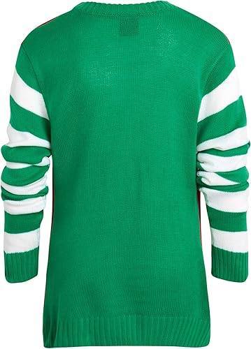 Miniatura 6 de Quad Seven Suéter feo de Navidad para niños - Novedad de Navidad para fiestas (4-18)