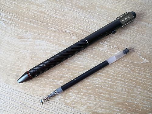 Miniatura 19 de SMOOTHERPRO Bolígrafo de acción con perno giratorio, retráctil con toma de decisiones, compatible con repuesto Pilot G2, bolígrafo EDC de tinta