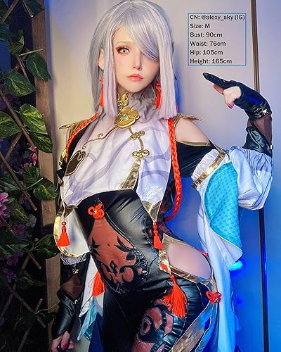 Miniatura 2 de NSPSTT Shenhe - Disfraz de cosplay para mujer overol para Halloween GC918A-XL talla XL